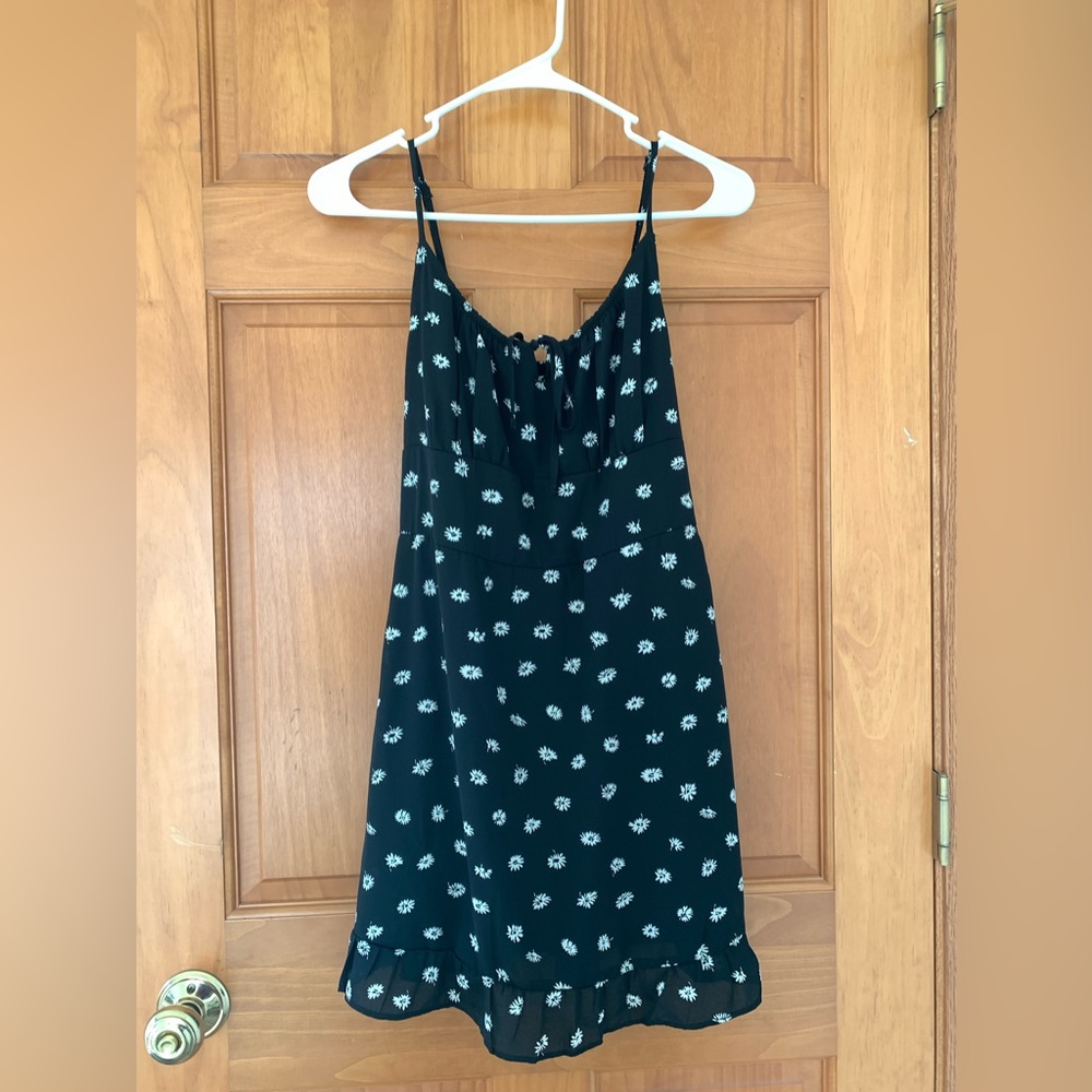 Abercrombie Black Flower Dress
